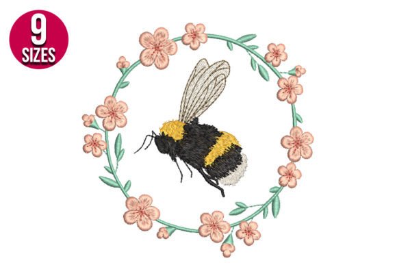 Bee Wreath Embroidery Review: A Natural Flair for Handmade Goods