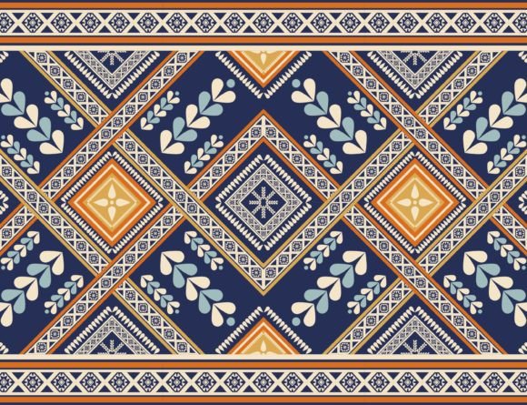 Ethnic Embroidery Border Pattern Review for Business