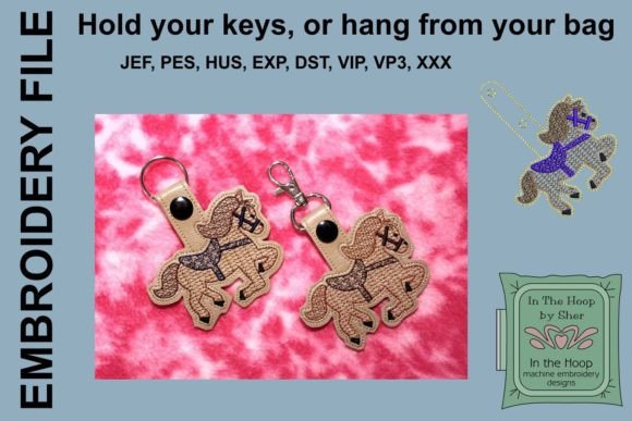 Horse Key Fob Design Review for Small Business Merch