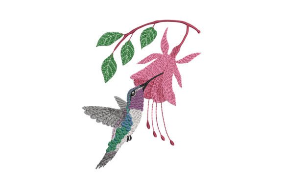 Hummingbird and Fuchsia: A Seasonal Embroidery Review