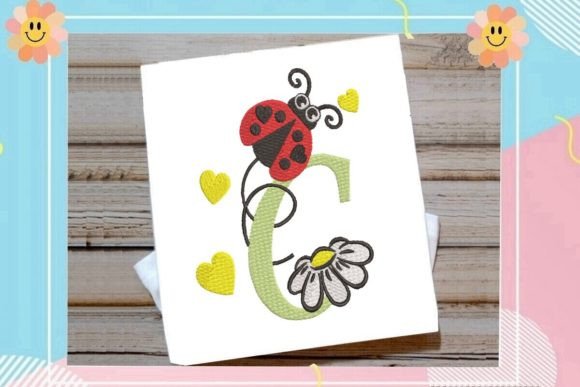 Ladybug C Letter Monogram: A Designer's Review