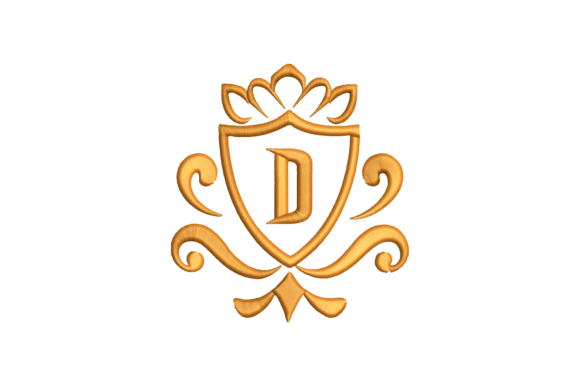 Monogram Letter D Review: Elegant Wedding Embroidery