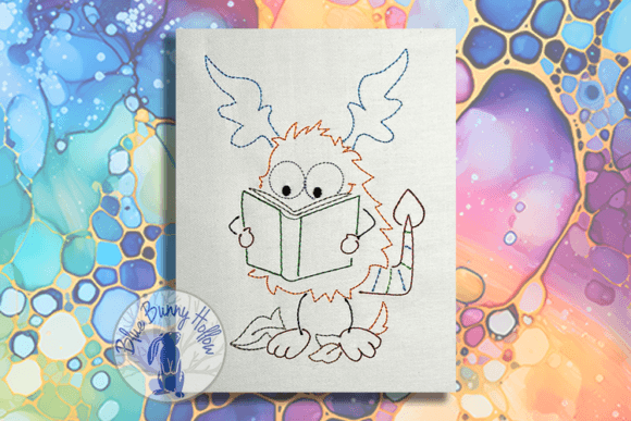 Monsters Read There: A Cozy Holiday Embroidery Review