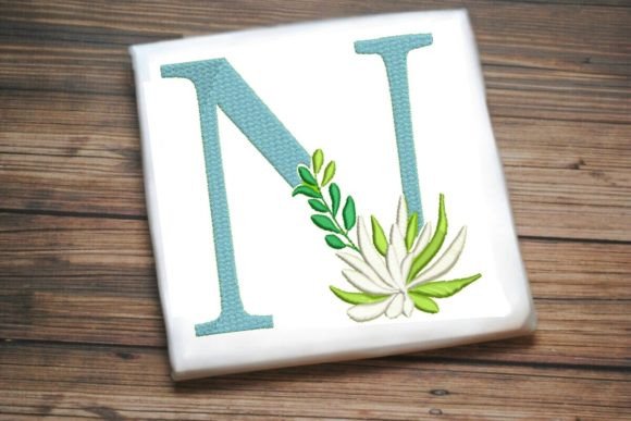 N Letter Greenery Monogram: A Designer's Review