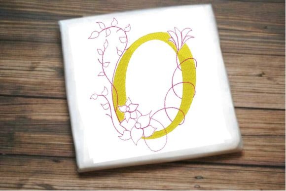 O Letter Vine Monogram Flower: A Craft Fair Review