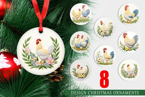 Ornament Chicken Embroidery: A Festive Review
