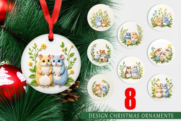 Ornament Hamster Embroidery: A Festive Review for Holiday Sellers