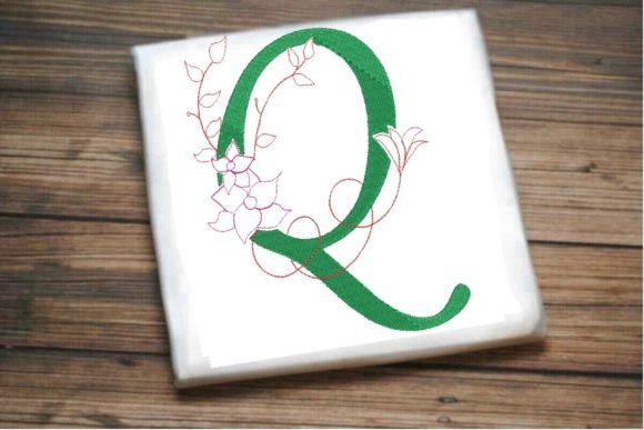 Q Letter Vine Monogram Flower: A Designer's Review