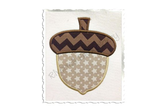 Review: Applique Acorn Embroidery Design for Fall
