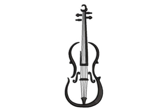 Reviewing the Violin Embroidery Design for Boutique Sweatshirts