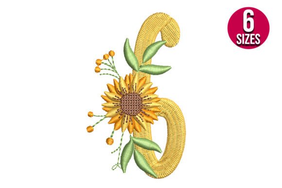 Sunflower Alphabet Number Six: A Seasonal Embroidery Review
