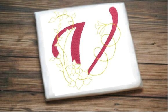 V Letter Vine Monogram: A Holiday Design Review